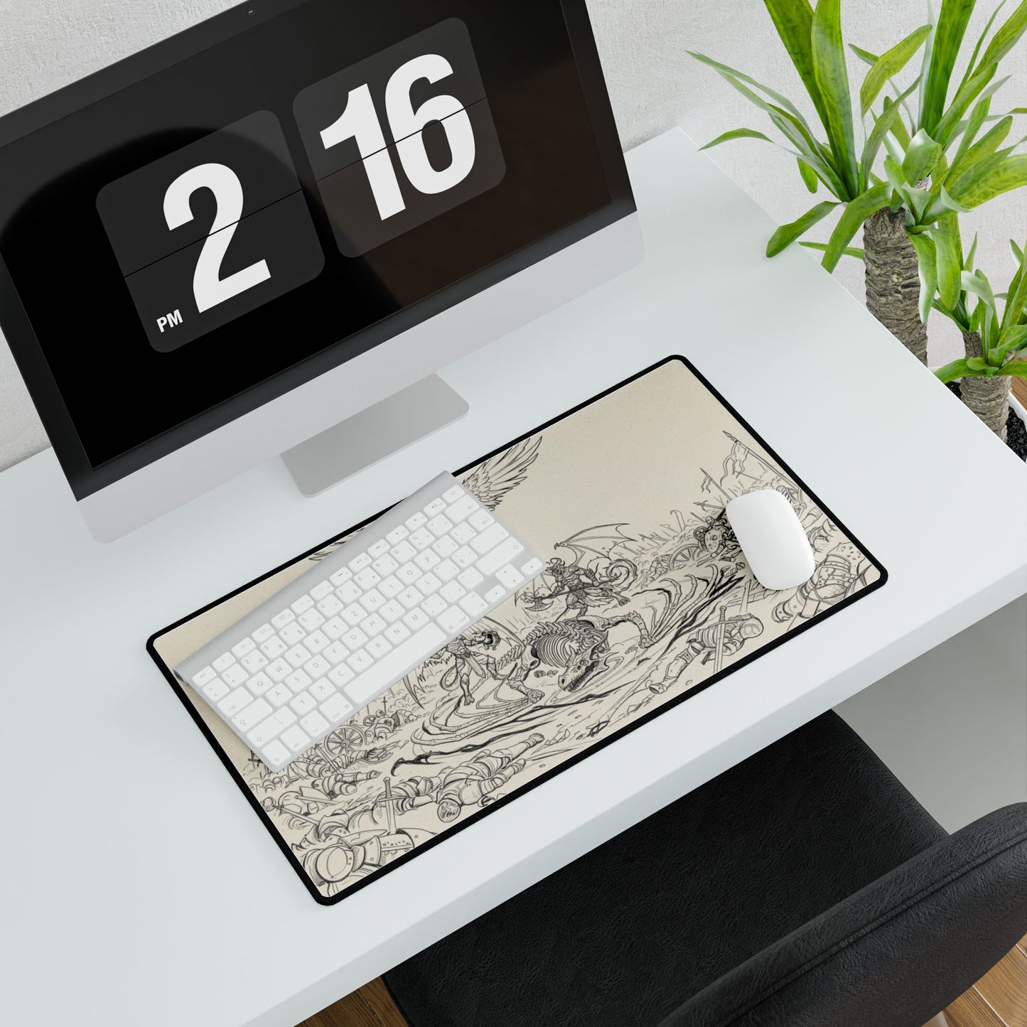 Black and White Kaalia Themed playmat
