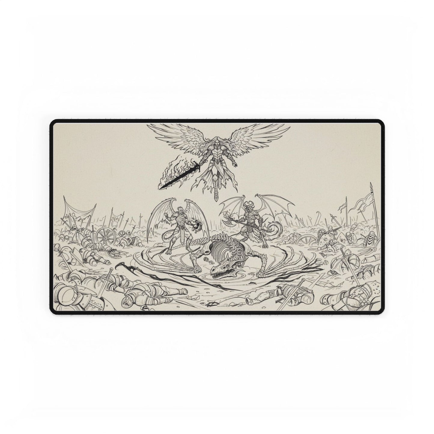 Black and White Kaalia Themed playmat