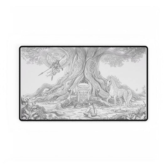Black and White Derevi Themed playmat